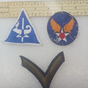 Vintage Military Patches – Military Memorabilia Lot Antique WW2