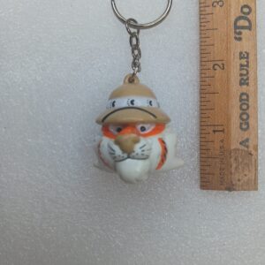 Vintage Tiger Keychain. Exxon. Tiger Head. 1997