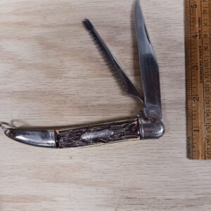 Vintage Colonial Fish Knife Pocket Knife Providence Rhode Island USA Old Antique