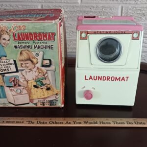 Vintage TN Linda Lee Laundromat Battery OP Washing Machine Made in Japan – Retro Toy