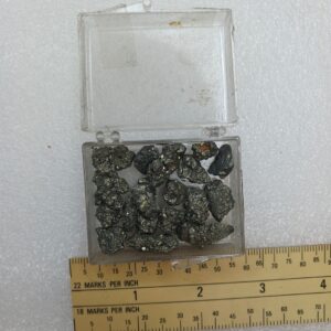 Pyrite Box Full Unsearched Found In Barn Pyrite Minerals Rocks