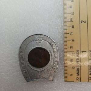 1920 Goodluck Horseshoe Penny Old Antique Coin Memorabilia Medallion