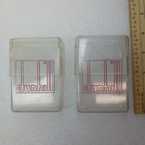 Vintage Dunhill Plastic Cigarette Cases X2 OLD ANTIQUE CIG CASE'S LOT TOBACCO...