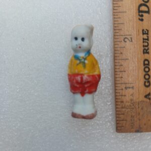 1930s Skeezix Japanese Bisque Gasoline Alley Figurine 2.75" Japan Scout Boy