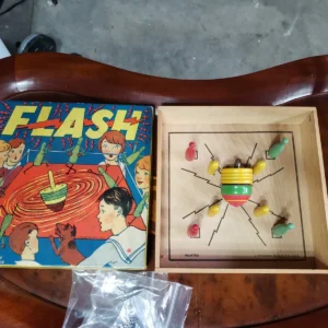 Vintage Tin Flash Top Wind Up Toy No. 6750 J Pressman Co NY USA