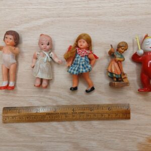 Vintage Ceramic Baby Dolls Lot – Antique Collectible Dolls – Old Toys