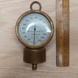 Antique Brass Tycos Dr. Rogers Sphygmomanometer Steampunk Steam Gauge noGF 434