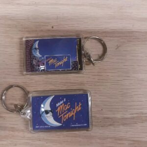 Vintage 1988 Mac Tonight McDonald’s Keychain – Collectible Promotional Item
