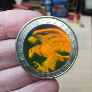 2002 Republic of Liberia  Holographic American Eagle Coin – Collectible Commemorative