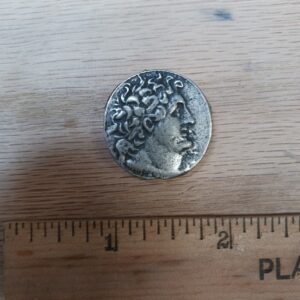 Vintage Ancient Roman Coin – Silver Caesar Era Coin – Antique Collectible