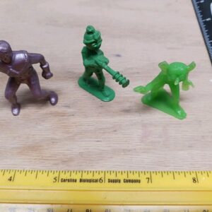 Vintage Tim Mee Ideal Alien Toys – Galaxy Laser Figures – Plastic Collectible Lot