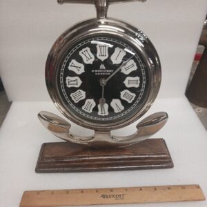 Anchor 49 Bond Street London Large Quartz Clock Works Mantle Anchor Clock