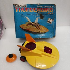 Vintage UFO Sonic Control Toy Battery OP Eagle Remote Control Space Toy In.