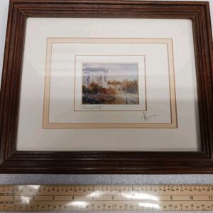 Vintage Artwork Original Blarney Castle Ireland Art 12" X 10" Original Artwork