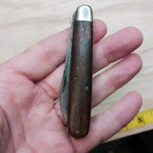 Vintage Cattaraugus electricians knife 1920-1940 Old Antique Wood Pocket Knife