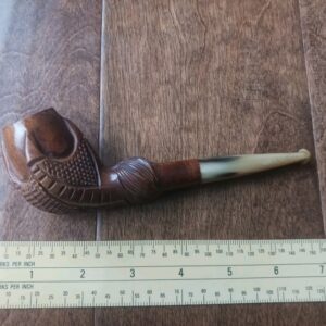 Vintage Eagle Claw Tobacco Pipe – Cream Nozzle – Elaborate Men’s Smoking Pipe Collectible