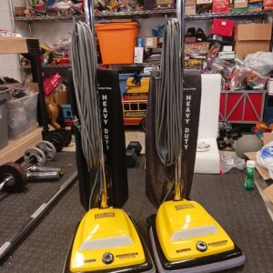 Lot of 2 Eureka Micron Filter Commercial Upright Vacuums – Model C2094 – Cleaners