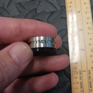 Stainless Steel Diamond Ring Mens Size 12 Mens Jewelry Ring Wedding Ring Lot