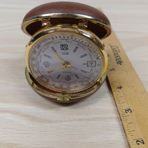 Vintage Elgin Windup Day Date Alarm Japan World Traveler Clock