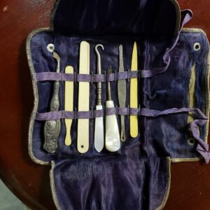 Vintage Victorian Mother of Pearl Manicure Set