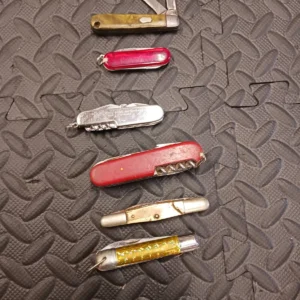 Vintage Pocket Knife Lot Old Antique Folding Knives Mixed Collection