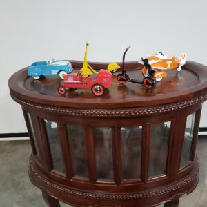 1 Vintage Hallmark Pressed Steel Pedal Cars Lot Of 5 Plane Cars Scooters