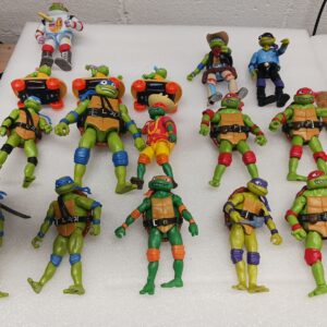 Huge Lot Teenage Mutant Ninja Turtles Figures – 16 Action Figures Toy Collection TMNT