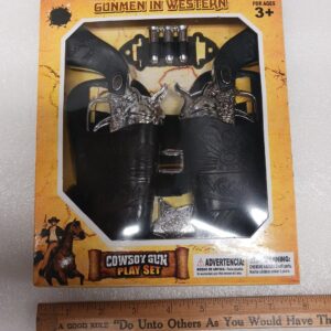 Vintage Gunman Western Cowboy Play Set New in Box Old Store Stock Toy