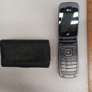 Vintage LG Case Logic Flip Phone In Case Nice Condition Cellphone In Case