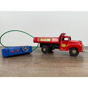 Vintage Line Mar Toys Japan Coca-Cola Coke Truck OK Fuels Battery Operated Tin Toy