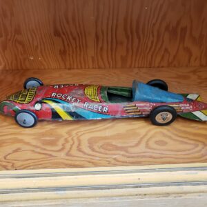Marx Race Car Tin Windup Tin Toy Car Rocket Racer Car Tin Toy Lot