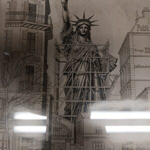 1 New York City Statue Of Liberty 4 Custom Framed Print