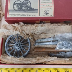 Vintage Napoleon 12‑Pounder Civil War Cannon Model Kit by Marine Model Co. – New, Unassembled