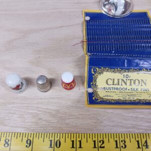 Vintage Thimble Lot Porcelain Metal Germany England Cardinal McDonald’s Collectible