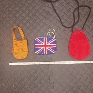 ot of Small Handbags & Coin Purses Paul Frank Red Leather British Beaded Bags