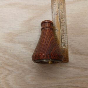 Vintage Van Cort Birch & Brass Dragonfly Dioptric Scope Prism 1987 KALEIDOSCOPE