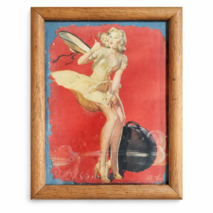 ChatGPT Image Mar 2, 2026, 05_53_20 PM Vintage WW1 Lady Print – Aviation Artwork by Al Leslie – B-52 Plane Memorabilia