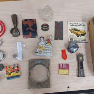 Vintage Junk Drawer Lot Japan Made Antique Items Mixed Estate Collectibles Assortment