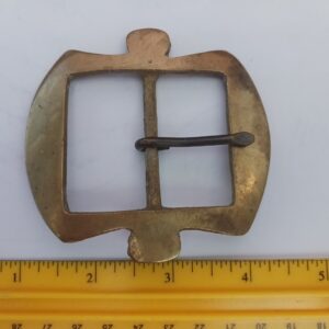 Old Brass Belt Buckle Vintage Large Decorative Western Cowboy Style Buckle