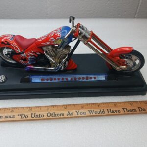 Monster Chopper by Boley 2004 Light & Sound Motorcycle Toy Chopper Bike Vintage