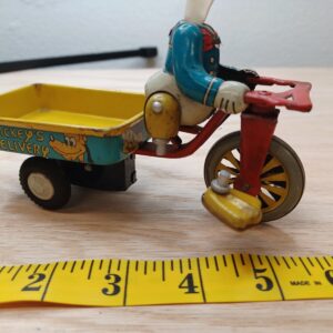 Rare Vintage Line Mar Toy – Japan, Mickey & Donald Duck Delivery Truck, Walt Disney