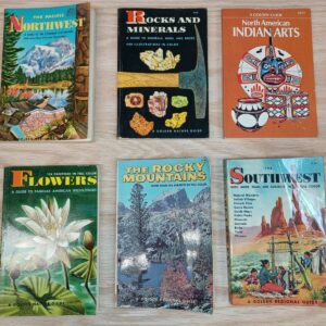 Vintage A Golden Natural Guide Flowers Southwest Indian Art Mountains, Rock