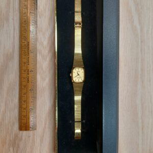 Vintage Lucien Piccard Dufonte Ladies Watch – Quartz Japan Movement – w/ Case – Works