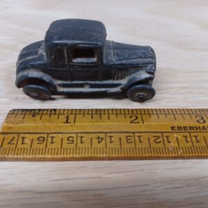 Vintage Slush Pot Metal penny Toy Car Sedan Model T Unpainted Original Toy