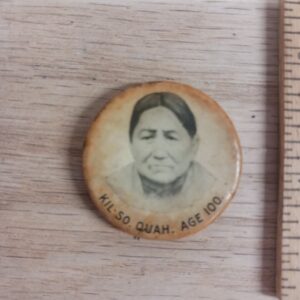 Vintage Rare Whitehead And Hoag Company Kil-so Quah Age 100 Indian Pin Rarely...
