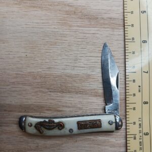 Vintage Pocket Knife USA Florida Seahorse Old Antique Pocket Knife