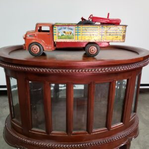 Vintage Pressed Steel Marx Truck Lazy Day Farms Tractor Lumar Old Truck Mar