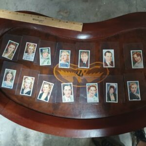 Vintage Gallaher Tobacco Cards Lot Series 48 Movie Star Favourite Part Collectible Cards