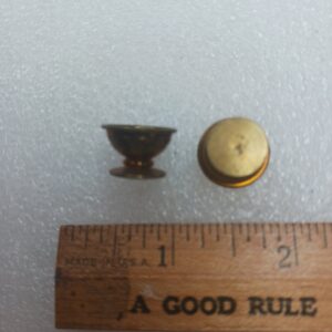 Clare-Bell Miniature Dollhouse Brass Fruit Bowl #1705 Vintage Dollhouse Accessory