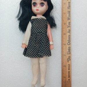 Susie Sad Eyes Doll 1960s Vintage Big Eye Doll Original Outfit Rosenberg As-Is Collectible